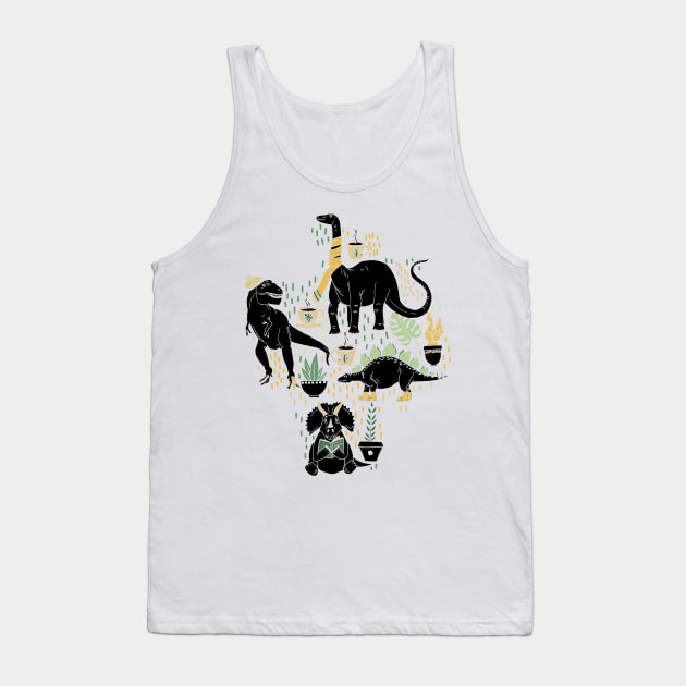 Hipster Dinos Tank Top by tangerinetane